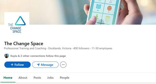 LinkedIn group screenshot
