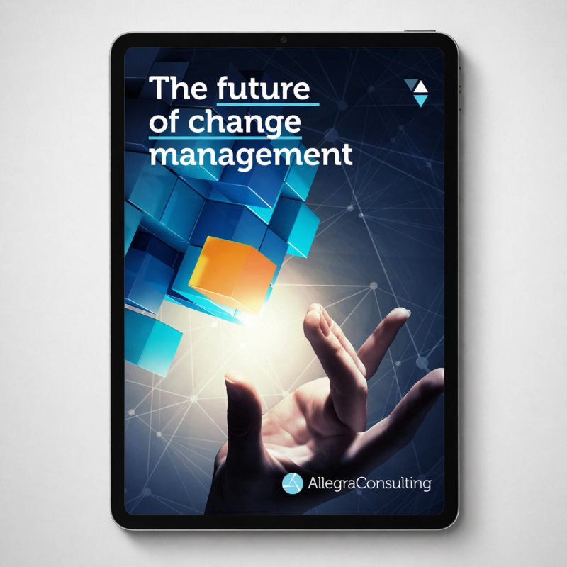 The Future Of Change Management Whitepaper iPad cover