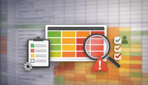 Concept screenshot of a change heatmap template