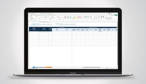 Screenshot of our Change Impact Assessment template